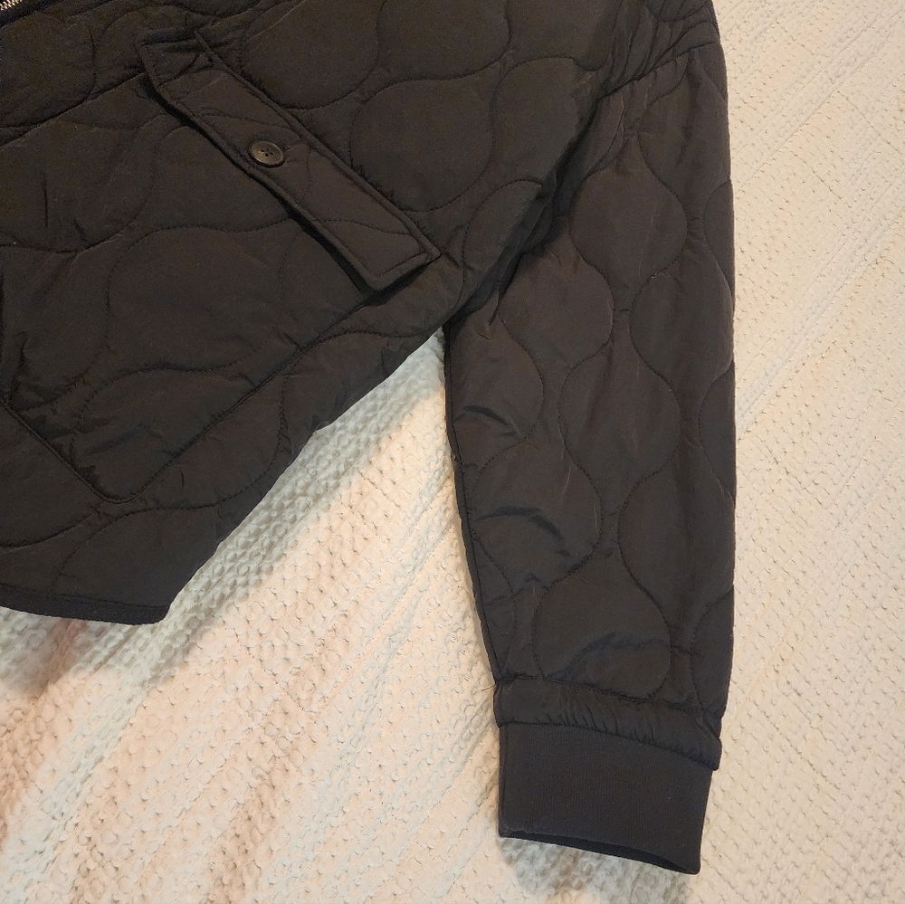 And Now This Women's Black Quilted Puffer Jacket Sz 3X Gorpcore Grunge Outdoors - Picture 3 of 8
